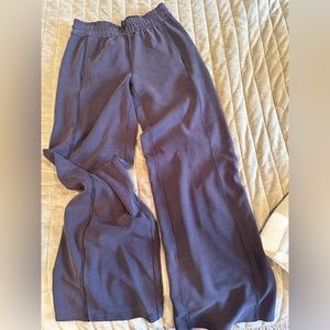 Ribbed soft stream mid rise pant